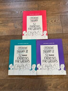 Social Work or Counseling Creative Therapy Work Books or Educational Books